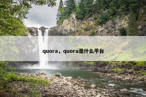 quora，quora是什么平台